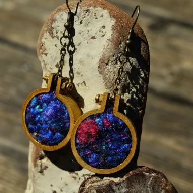 Boucles d'oreilles artisanales - Absolue Quintessence
