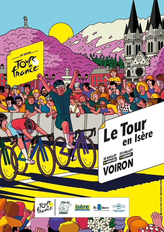 Voiron ville du tour de France 2026