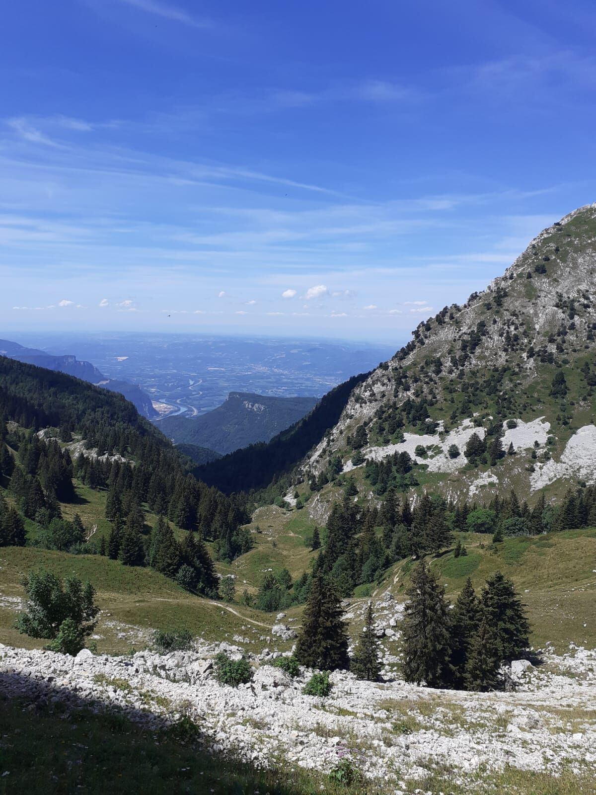 Chartreuse Landschaftsansicht des Isère-Tals Grande Sure