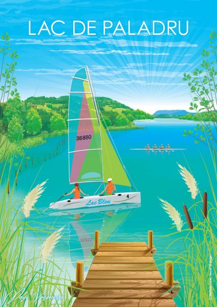 Affiche Lac de Paladru