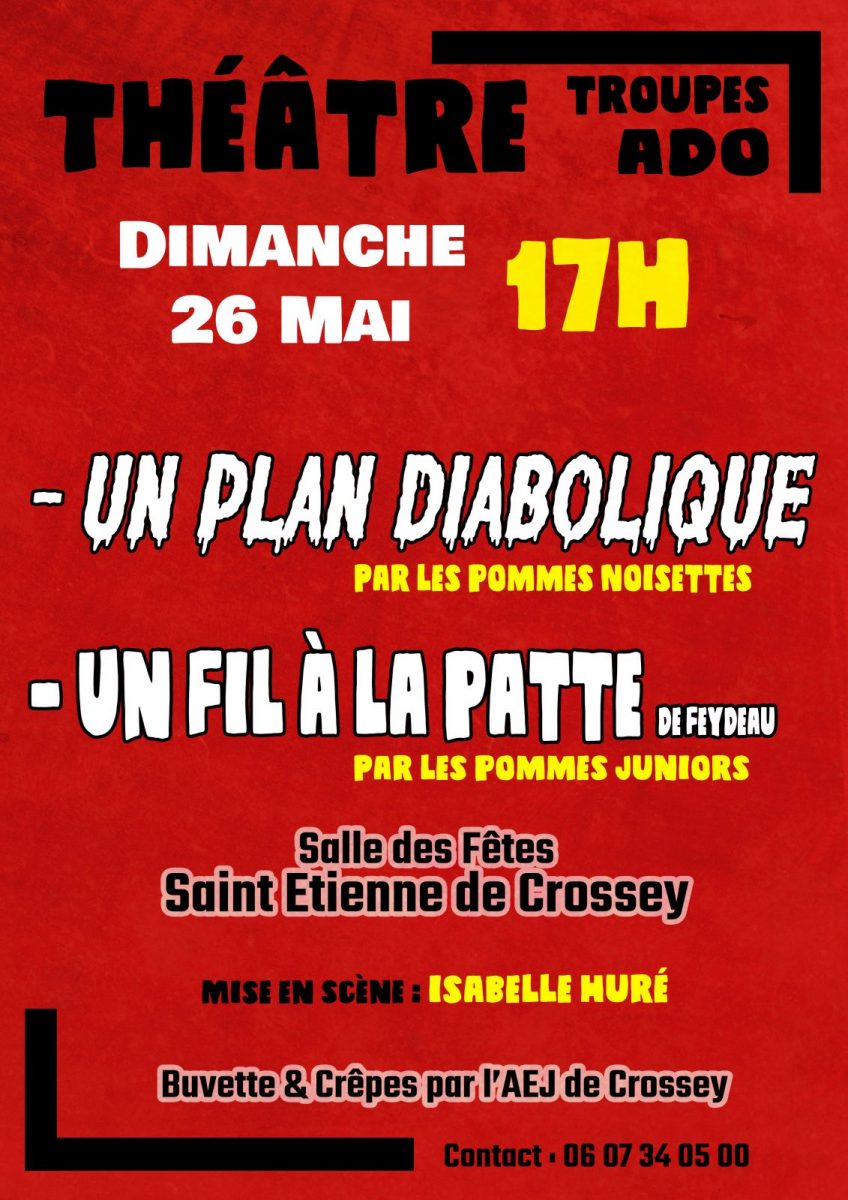 Théâtre Ados Du 2 au 26 mai 2024