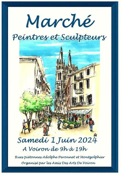 Marché des peintres et sculpteurs Le 1 juin 2024