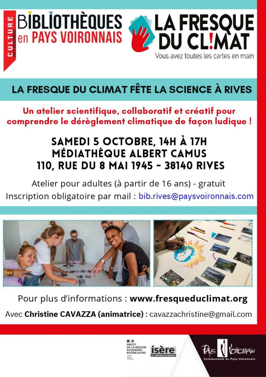 La Fresque du climat fête la science à Rives