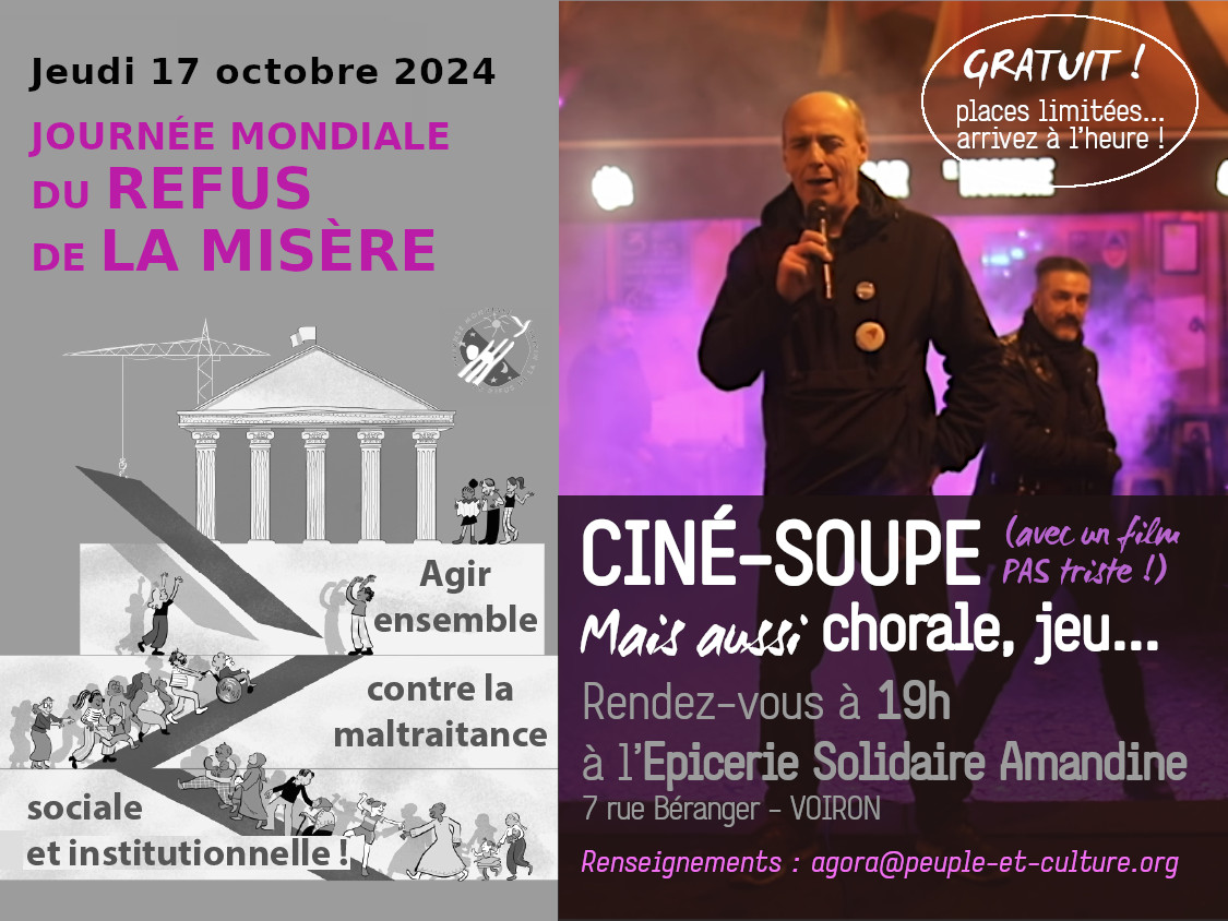 Ciné-soupe en chansons Le 17 oct 2024