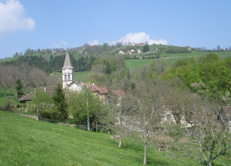 Wandern: Die beiden Dörfer von Saint-Aupre