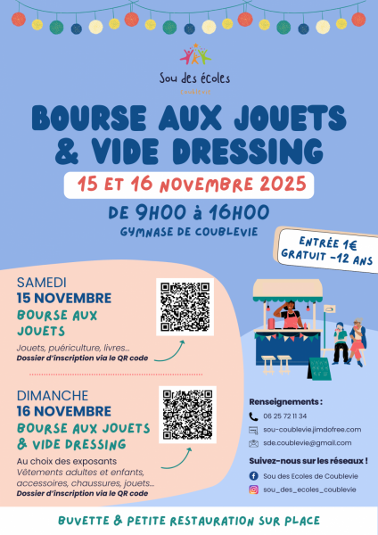 Bourse aux jouets & Vide dressing