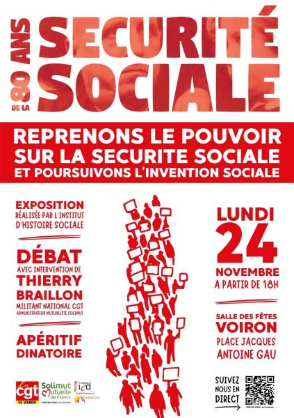 Conférence-débat : 80 ans de la Sécurité Sociale