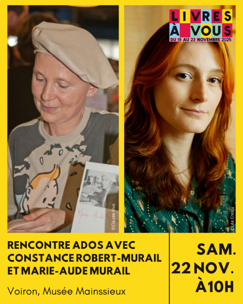 Francœur, l’art de transmettre : Rencontre ados avec Marie-Aude Murail et Constance  Robert-Murail