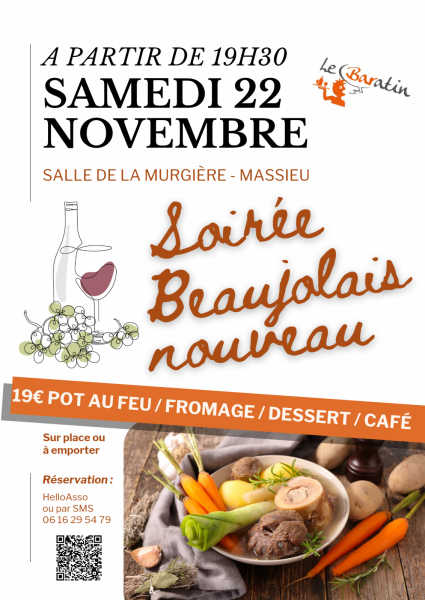 Soirée Beaujolais Nouveau
