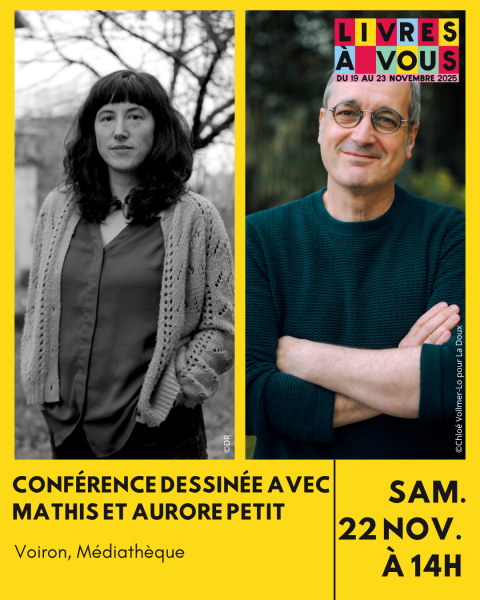 Conférence dessinée avec Aurore Petit et Mathis