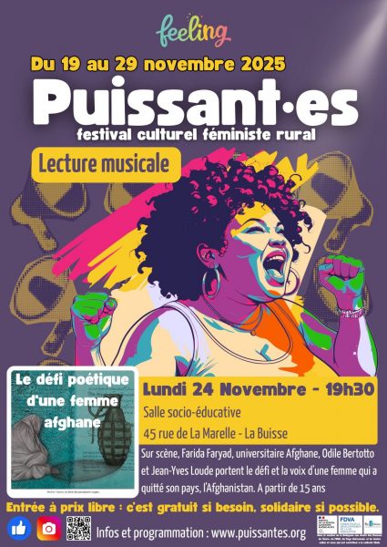 Lecture musicale : Le défi poétique d’une femme afghane