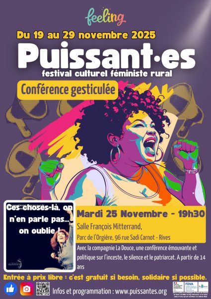 Conférence gesticulée : Ces choses-là, on n’en parle pas… on oublie !