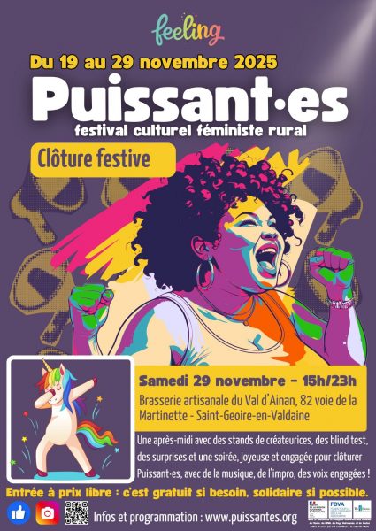 Clôture festive du festival : Puissant·es