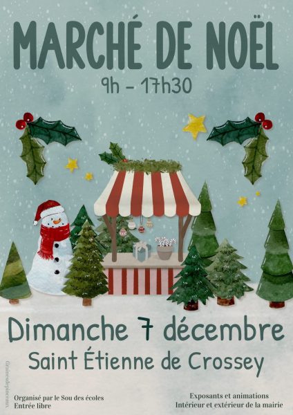 Marché de Noël à Saint-Étienne-de-Crossey