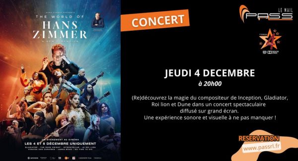 Ciné-concert : « The world of Hans Zimmer, a new dimension »