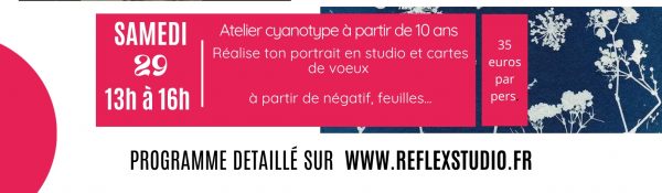 Portrait au cyanotype