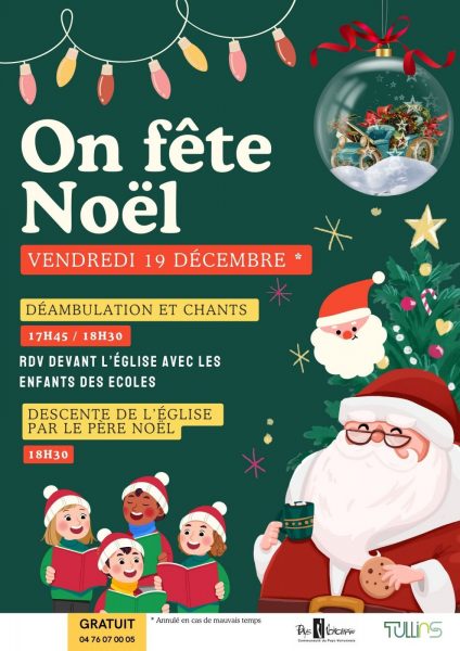 On fête Noël à Tullins