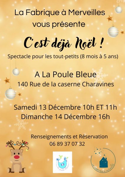 Spectacle pour les tout-petits : C’est déjà Noël !