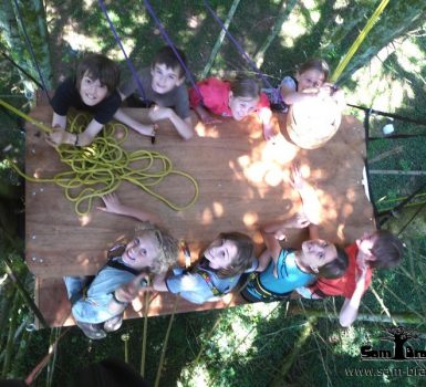 Anniversaire dans les arbres avec Sam’Branche