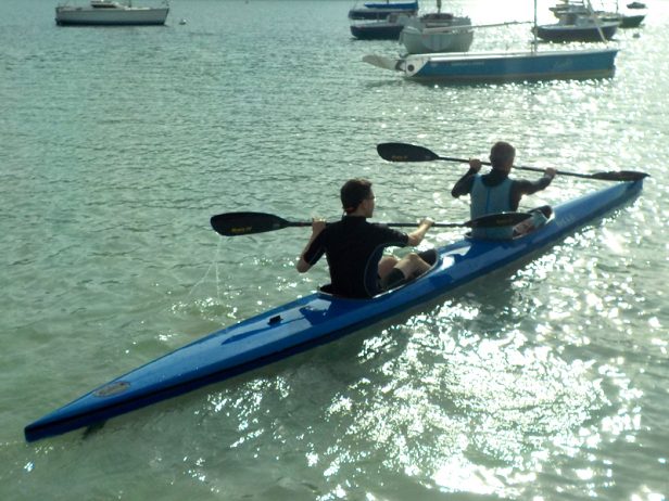 Kayak fitness training