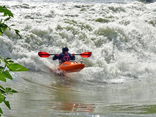 River kayak training