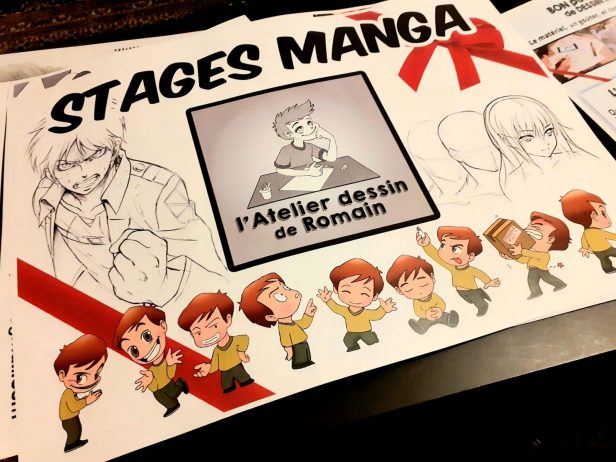 Stage manga avec Romain Guyot