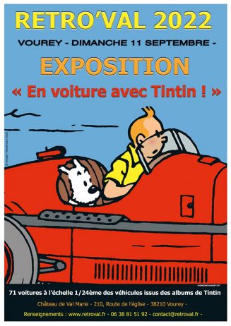 Affiche Exposition Tintin