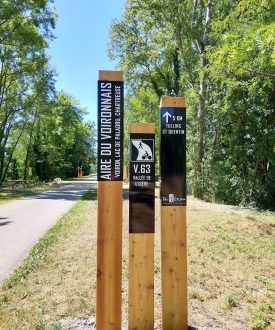 Aire de service cyclo Belle Via Vallée de l’Isère