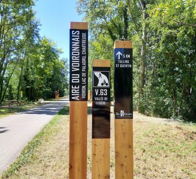 Aire de service cyclo Belle Via Vallée de l’Isère