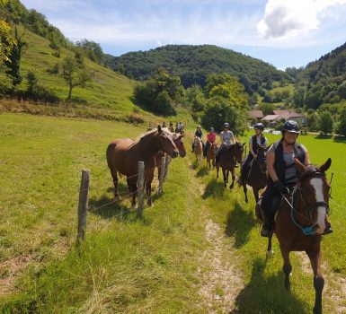 Balade à cheval dans le massif de la Chartreuse