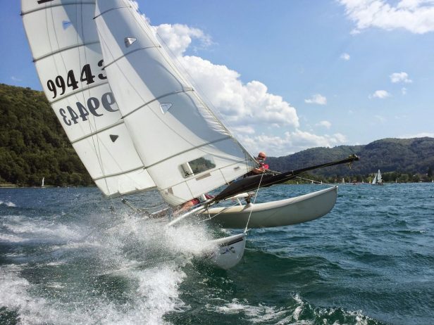 Private catamaran lesson
