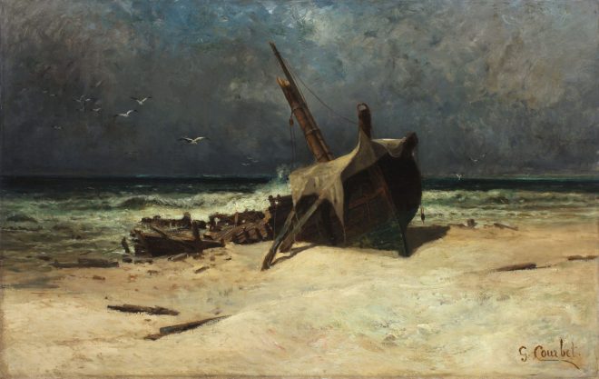 The Wreck – Gustave Courbet