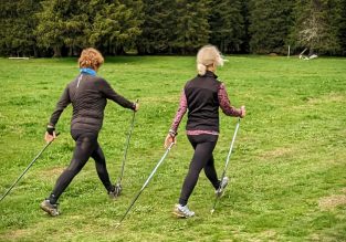Marche nordique avec Nathalie Mathieu