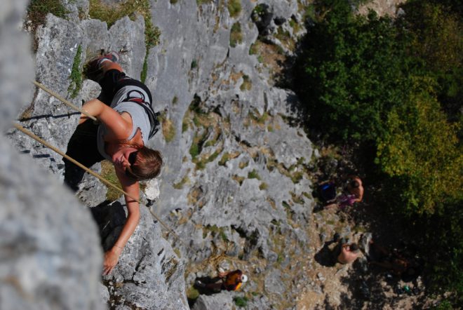 sortie escalade famille