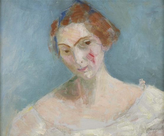 Autoportrait, J.Marval, vers 1900