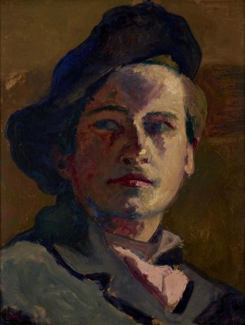 Autoportrait au beret, Lucien Mainssieux