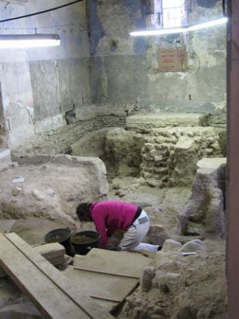 Eglise Saint Pierre – fouilles 2