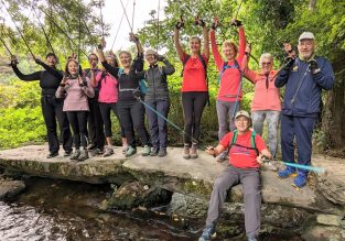 Marche nordique avec Nathalie Mathieu