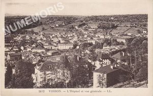 vue de l’hôpital au-dessus de Voiron