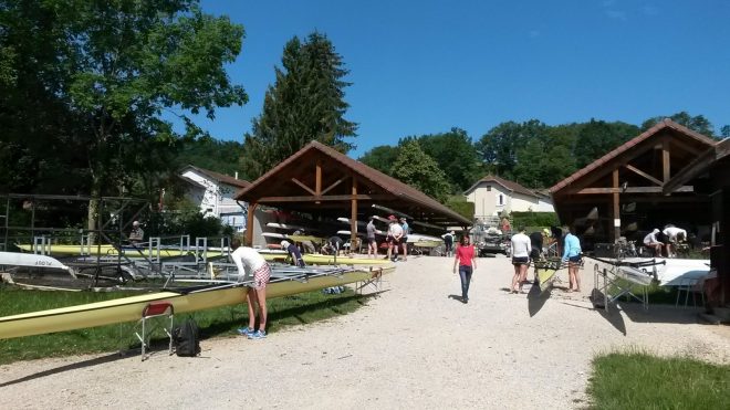 Vue de la base d’aviron