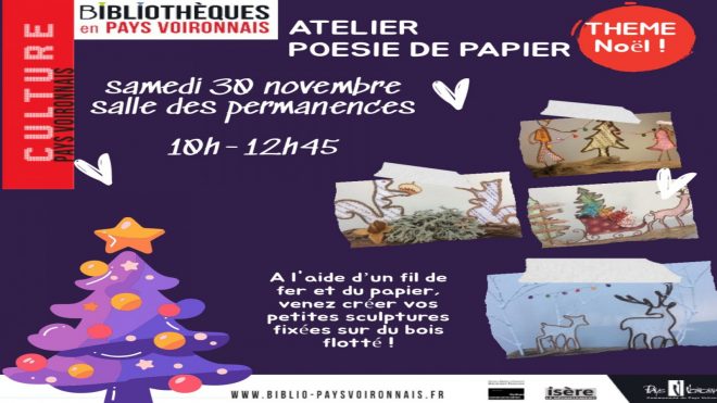 Affiche de l’atelier