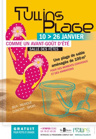 Affiche du festival Tullins Plage