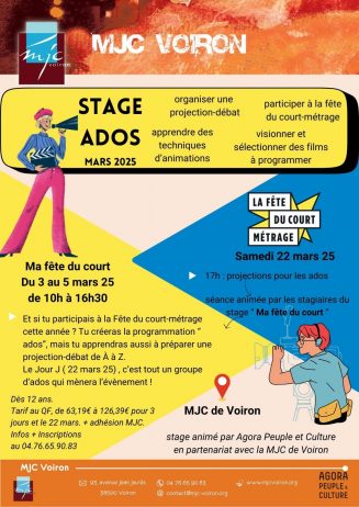 Affiche du stage