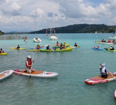 Yacht club Grenoble Charavines : location stand-up paddle, kayak et voile