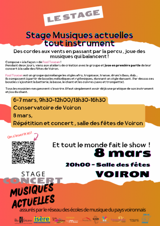 Affiche du stage