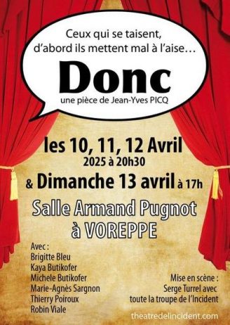 Plakat des Stücks