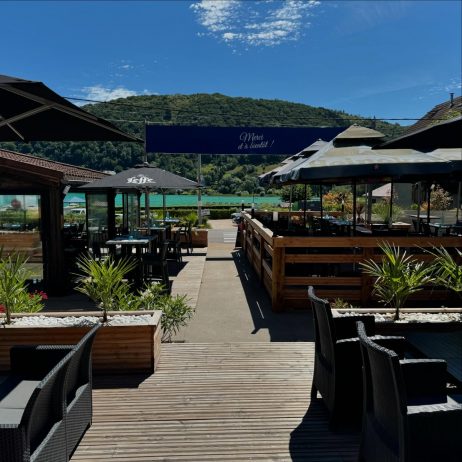 Terrasse du restaurant Belle Rive