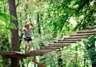 Parcours Accrobranche chez Brune Aventure