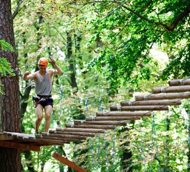 Parcours Accrobranche chez Brune Aventure
