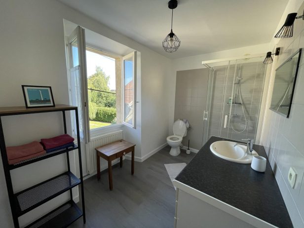 Salle d’eau du Gîte le Vieux Chardon
